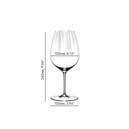 RIEDEL Performance Red Wine Glass Set 2 Pieces Cabernet Merlot 834ml Crystal