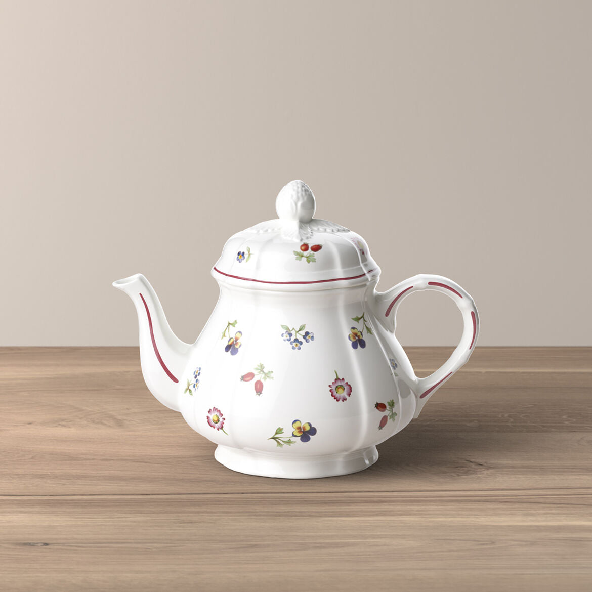 VILLEROY &amp; BOCH Petite Fleur Teiera 1L Porcellana