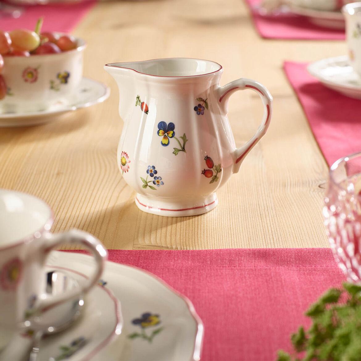 VILLEROY &amp; BOCH Petite Fleur Lattiera Cremiera Bricco per Latte 250ml Porcellana