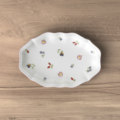 VILLEROY &amp; BOCH Petite Fleur Vassoio Piccolo Raviera 24x16cm Porcellana