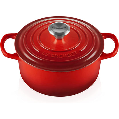 LE CREUSET Cocotte Rotonda Evolution 24cm Ciliegia Ghisa Vetrificata