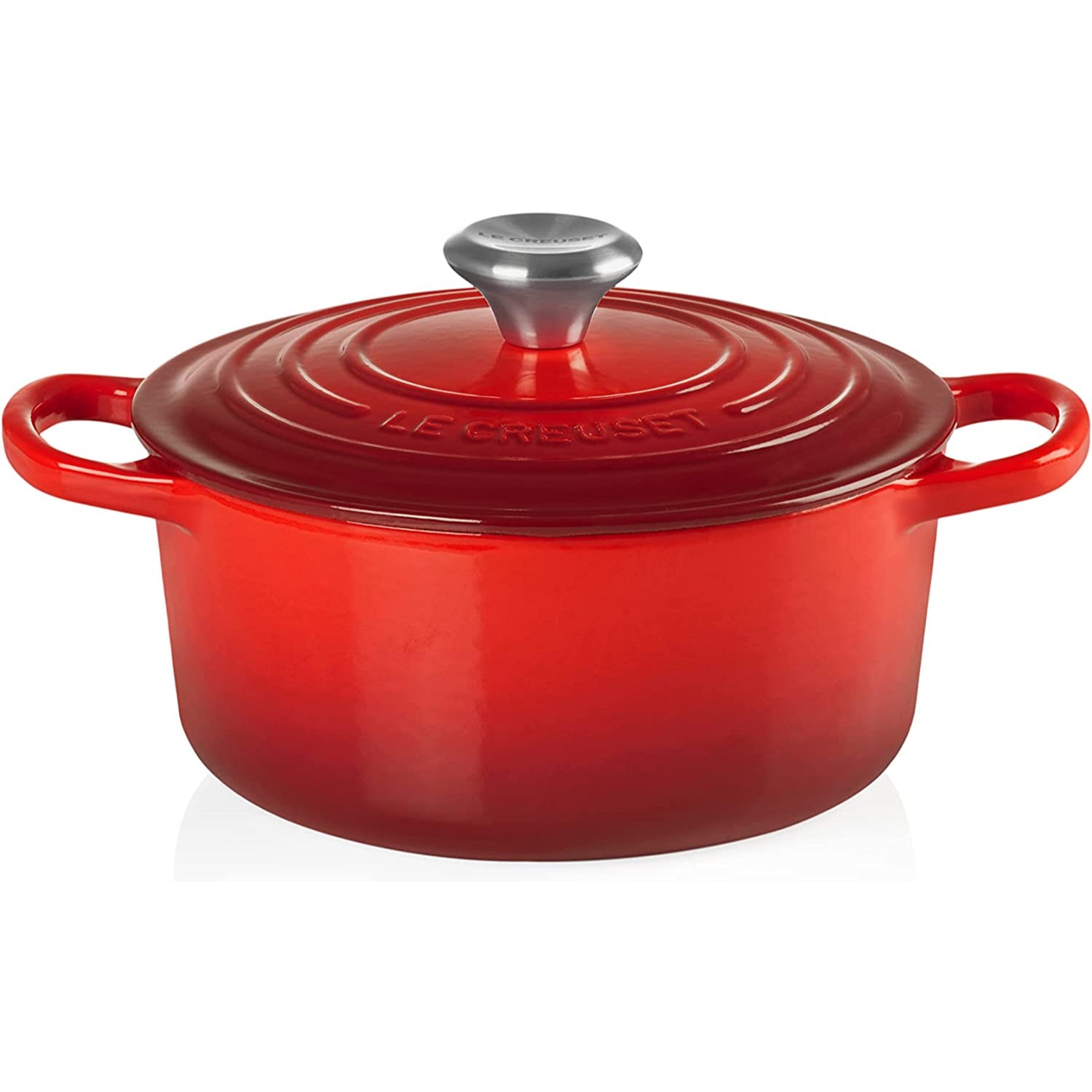 LE CREUSET Cocotte Rotonda Evolution 24cm Ciliegia Ghisa Vetrificata