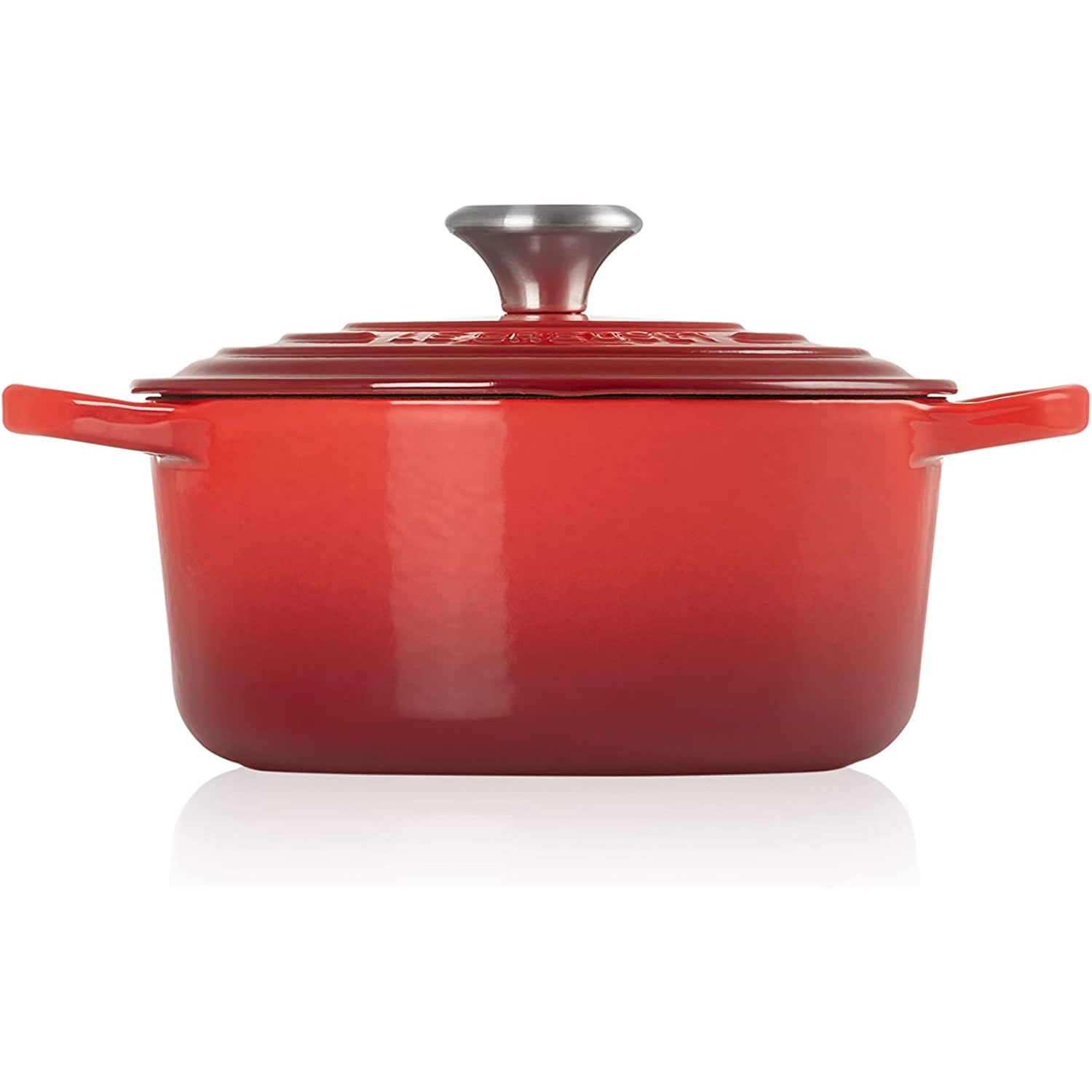 LE CREUSET Cocotte Rotonda Evolution 24cm Ciliegia Ghisa Vetrificata