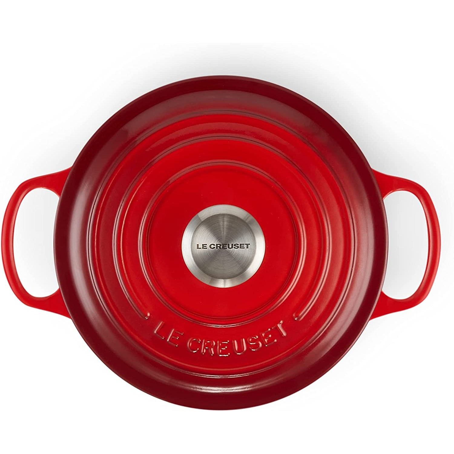 Le Creuset Padella doppio becco Evolution in ghisa vetrificata, Rotonda,  diameter 23 cm, Ciliegia, 20182230600422 : : Casa e cucina