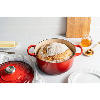 LE CREUSET Cocotte Rotonda Evolution 24cm Ciliegia Ghisa Vetrificata