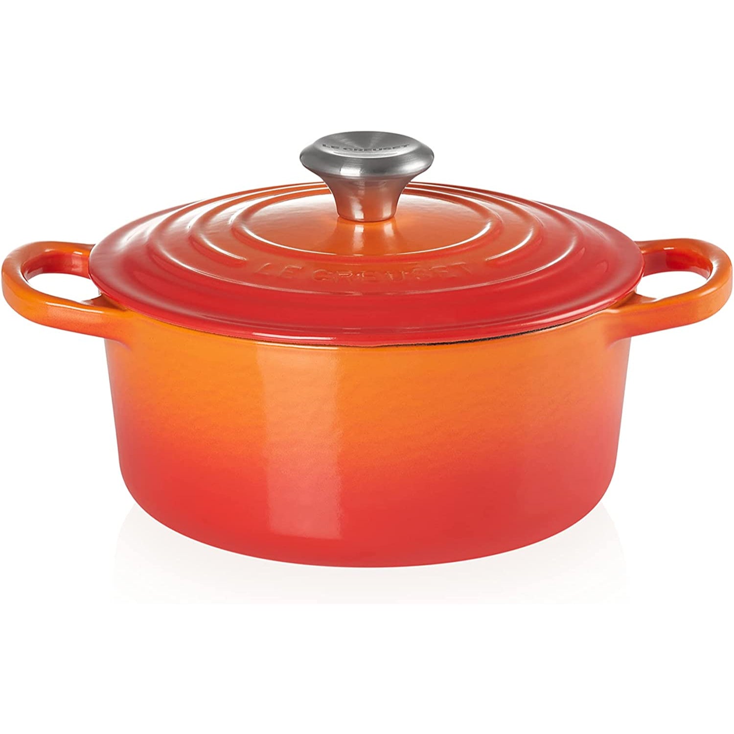 LE CREUSET Cocotte Rotonda Evolution 20cm Arancio Ghisa Vetrificata – Prestige  Home