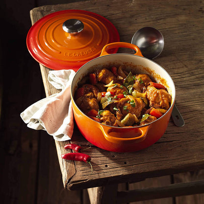 LE CREUSET Cocotte Rotonda Evolution 20cm Arancio Ghisa Vetrificata – Prestige  Home