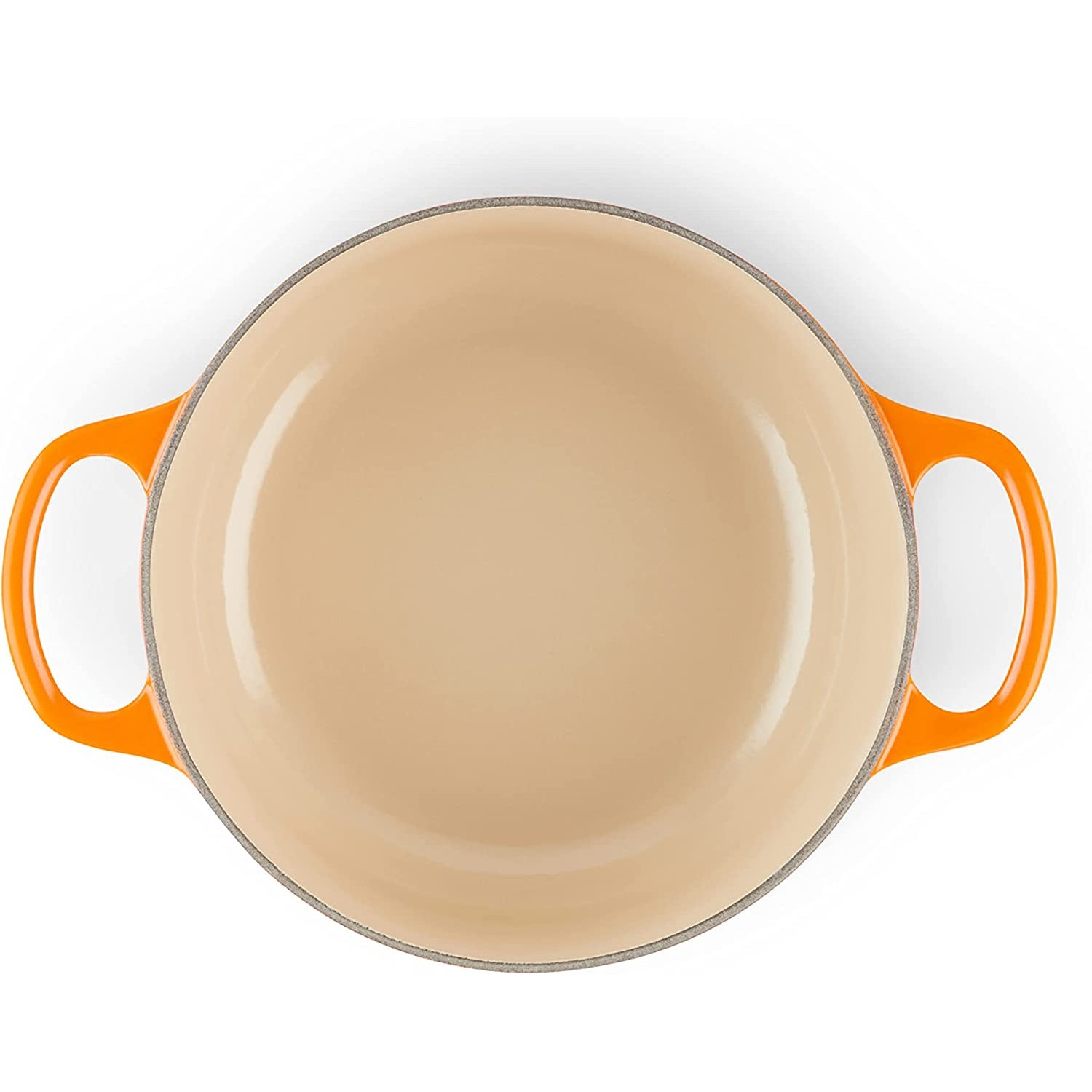 LE CREUSET Cocotte Rotonda Evolution 24cm Arancio Ghisa Vetrificata