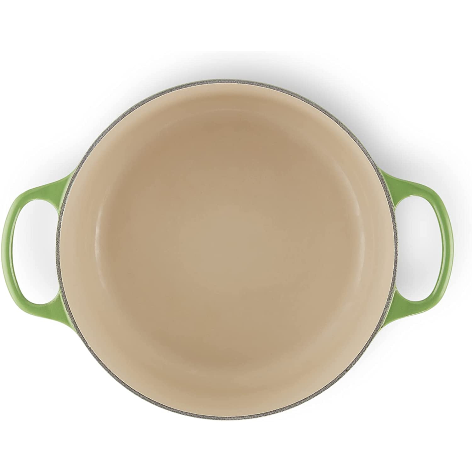 LE CREUSET Cocotte Rotonda Evolution 24cm Verde Bamboo Ghisa Vetrificata