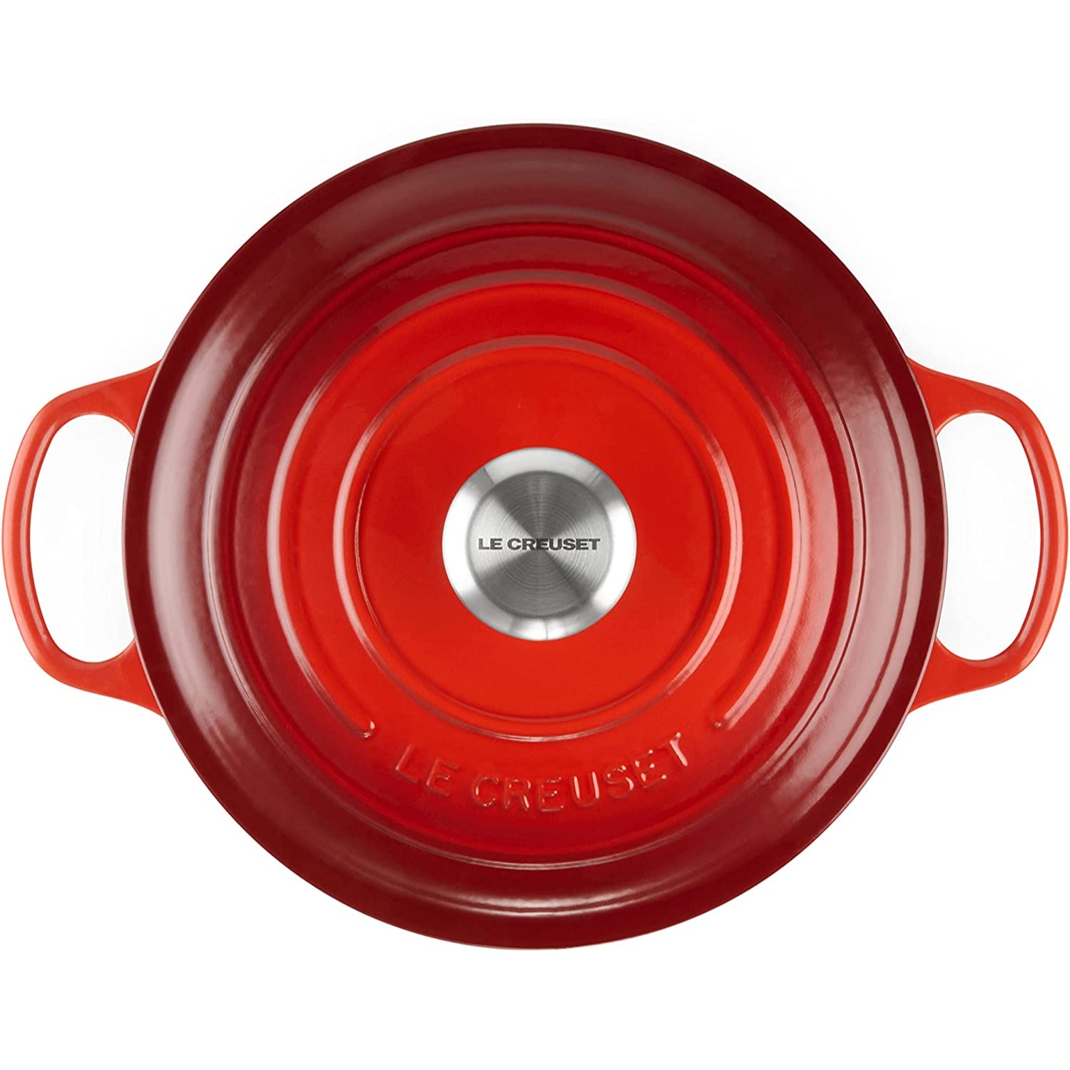 LE CREUSET Cocotte Rotonda Evolution 30cm Ciliegia Ghisa Vetrificata