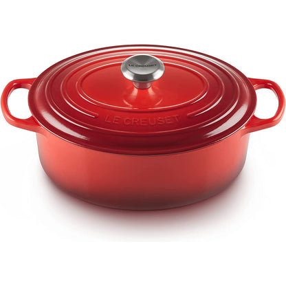 LE CREUSET Cocotte Ovale Evolution 29cm Ciliegia Ghisa Vetrificata