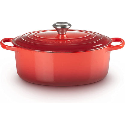 LE CREUSET Cocotte Ovale Evolution 29cm Ciliegia Ghisa Vetrificata