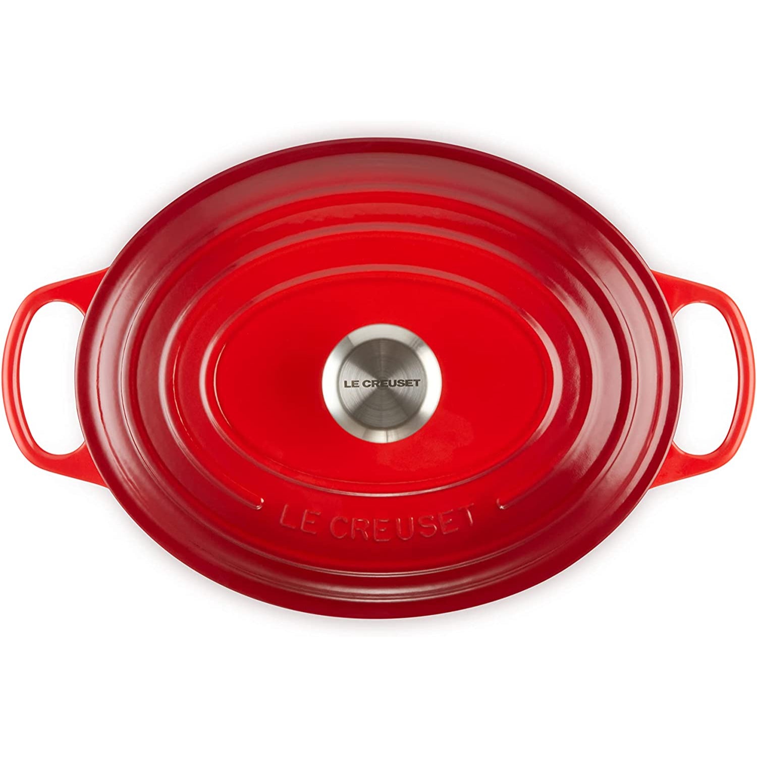 LE CREUSET Cocotte Ovale Evolution 29cm Ciliegia Ghisa Vetrificata