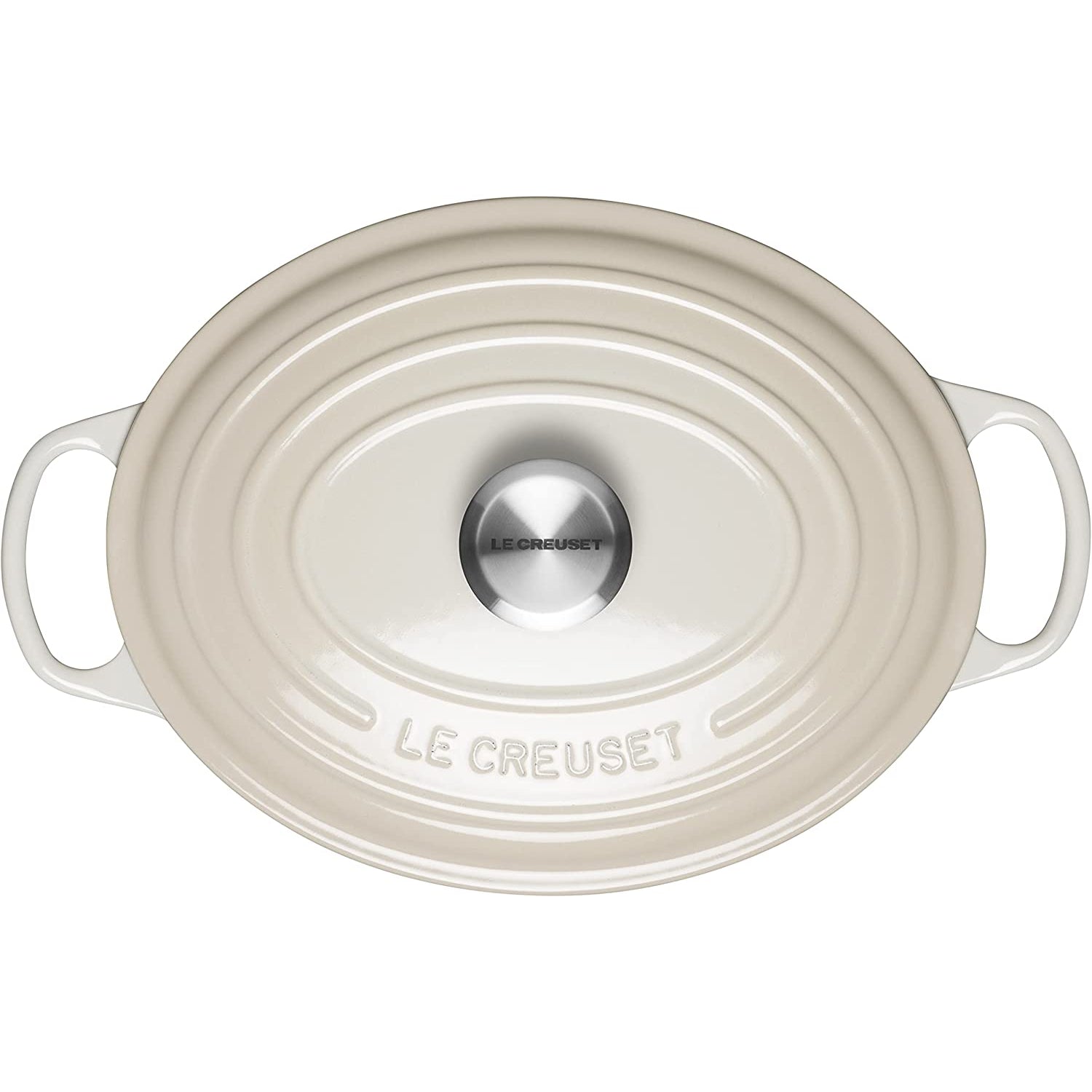 LE CREUSET Cocotte Ovale Evolution 29cm Meringa Ghisa Vetrificata