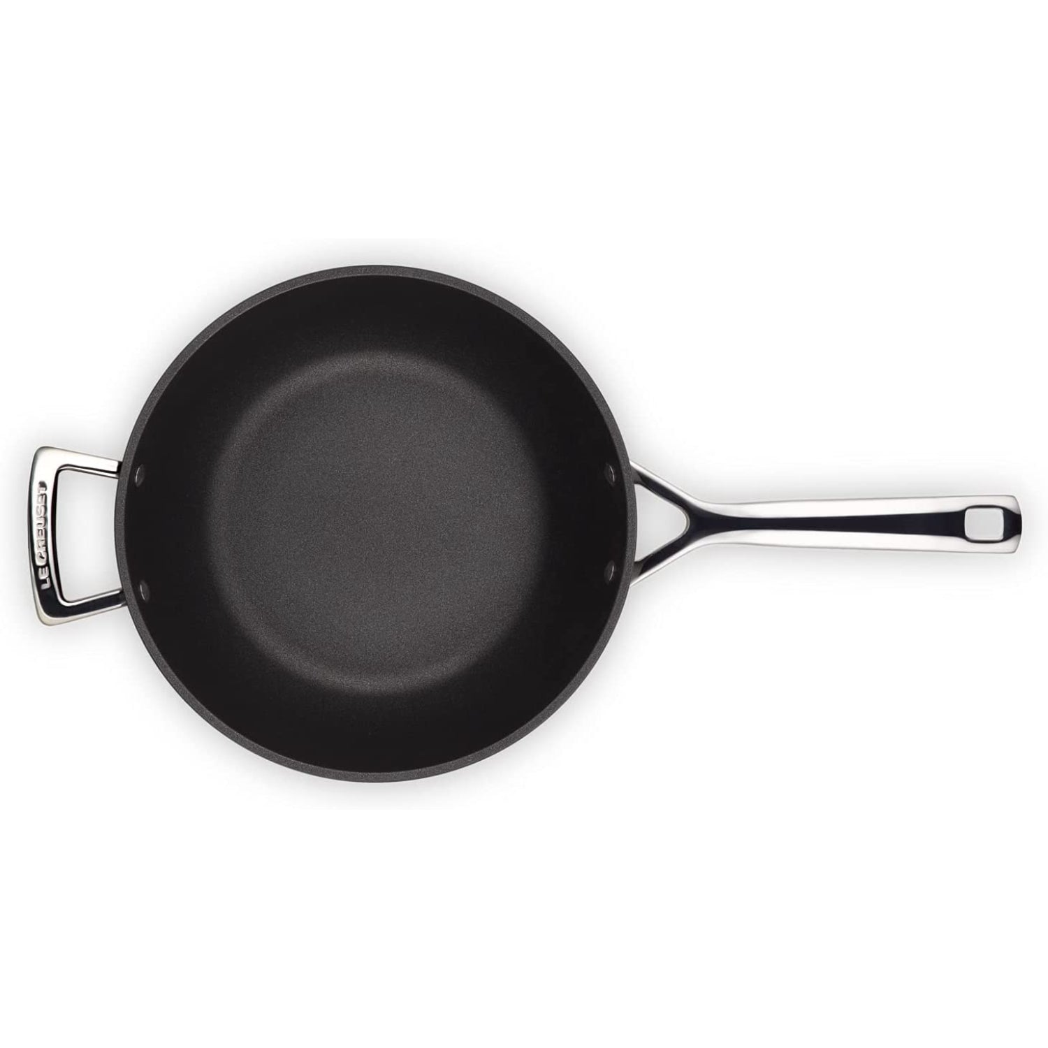 LE CREUSET Padella Antiaderente Wok Manico Lungo 26cm Alluminio