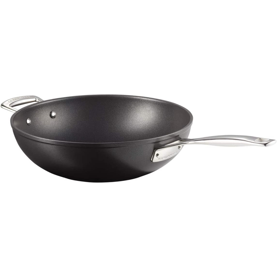 LE CREUSET Non-Stick Wok Pan with Long Handle 30cm Aluminium