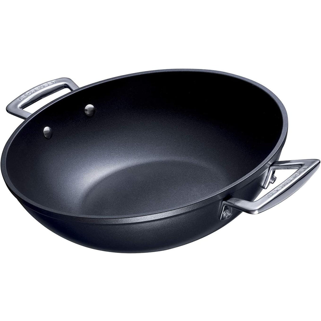 LE CREUSET Non-Stick Wok Pan with Two Handles 28cm Aluminium