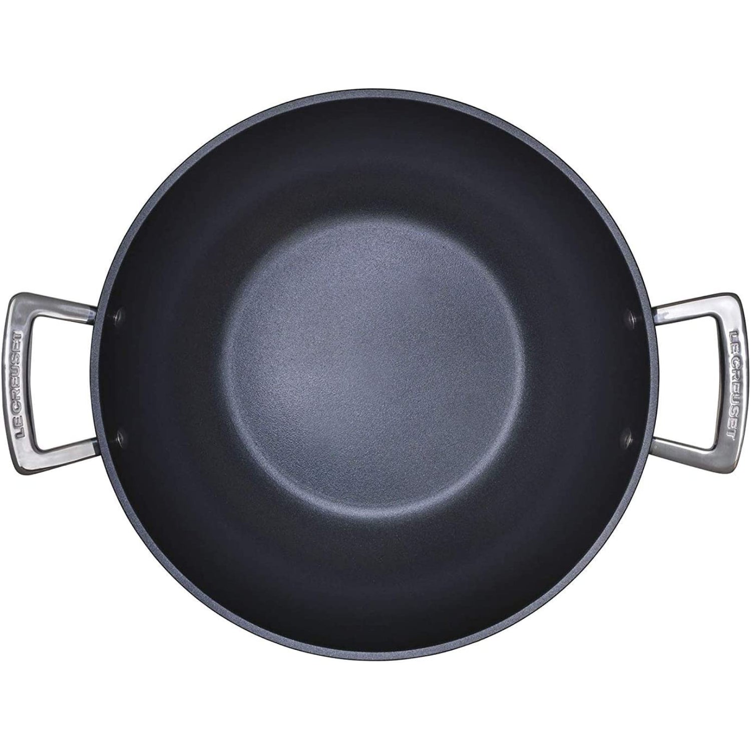 LE CREUSET Padella Antiaderente Wok Due Manici 28cm Alluminio