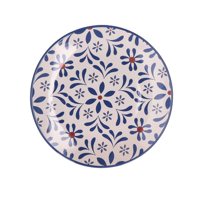 ROSE & TULIPANI Sea Breeze Servizio Tavola Set Piatti 18 Pezzi Stoneware