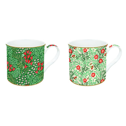 EASY LIFE Floral Fantasy Set 2 Pieces Mugs 300ml Porcelain