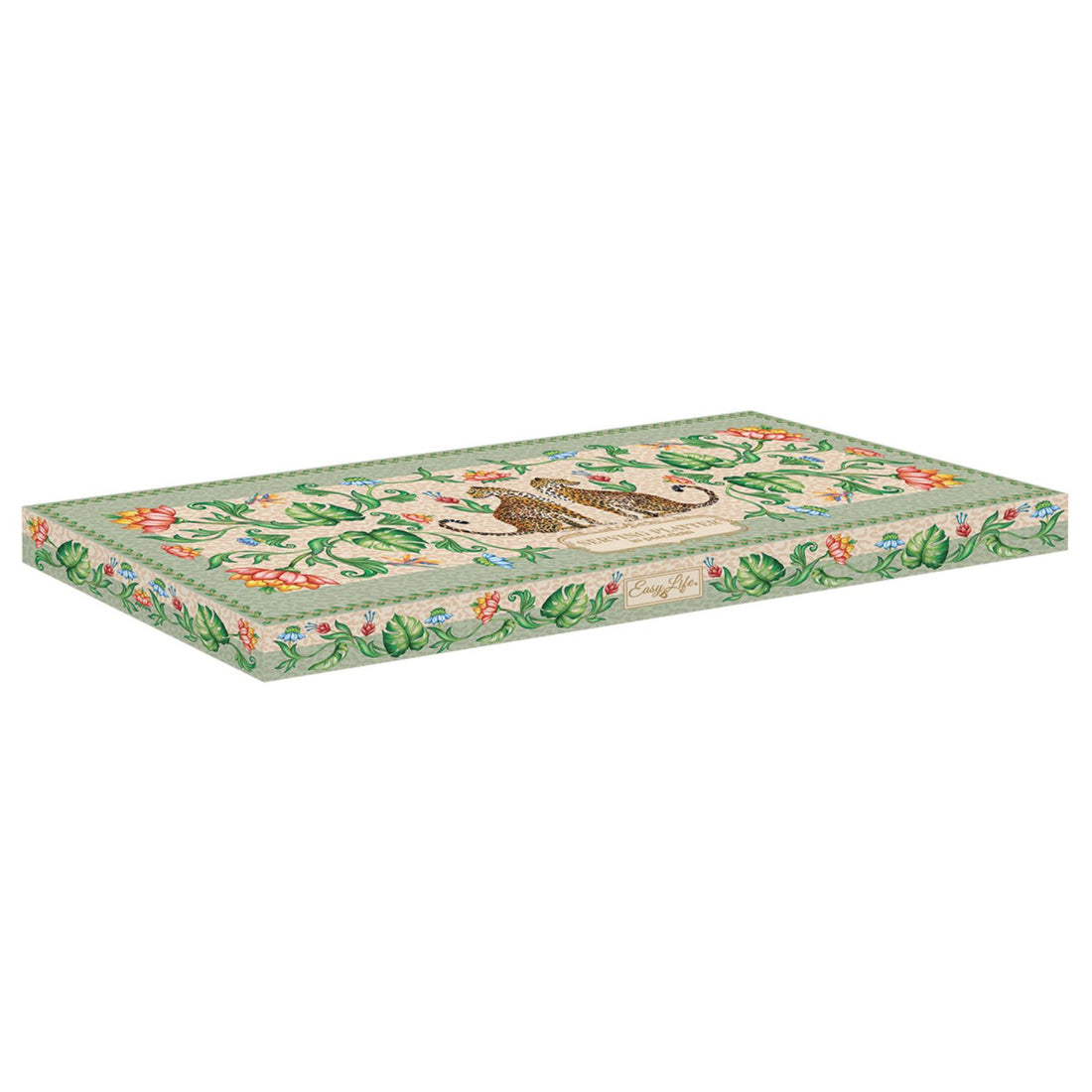 EASY LIFE Jungle Vibes Tray 35x15cm Porcelain