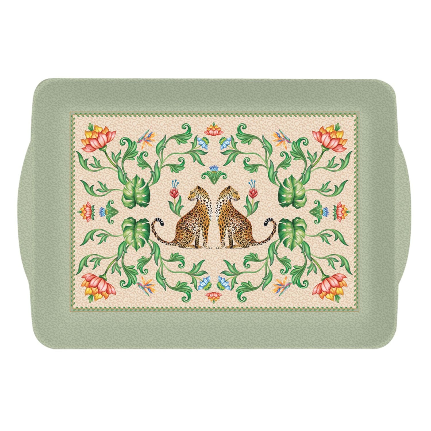 EASY LIFE Jungle Vibes Tray with Handles 46x32cm Melamine