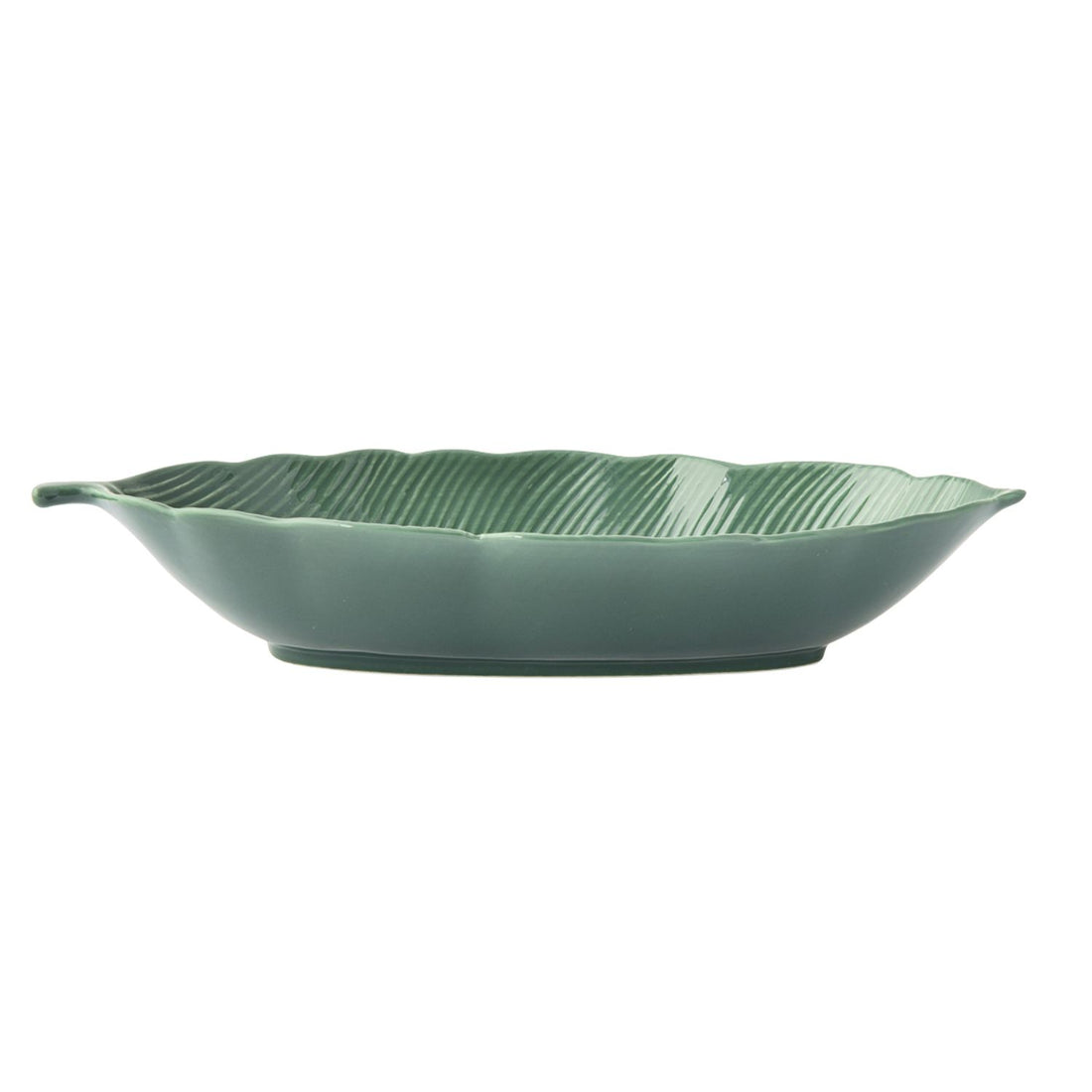 EASY LIFE Tropical Bowl Leaf Cup 39x16 cm Green Porcelain