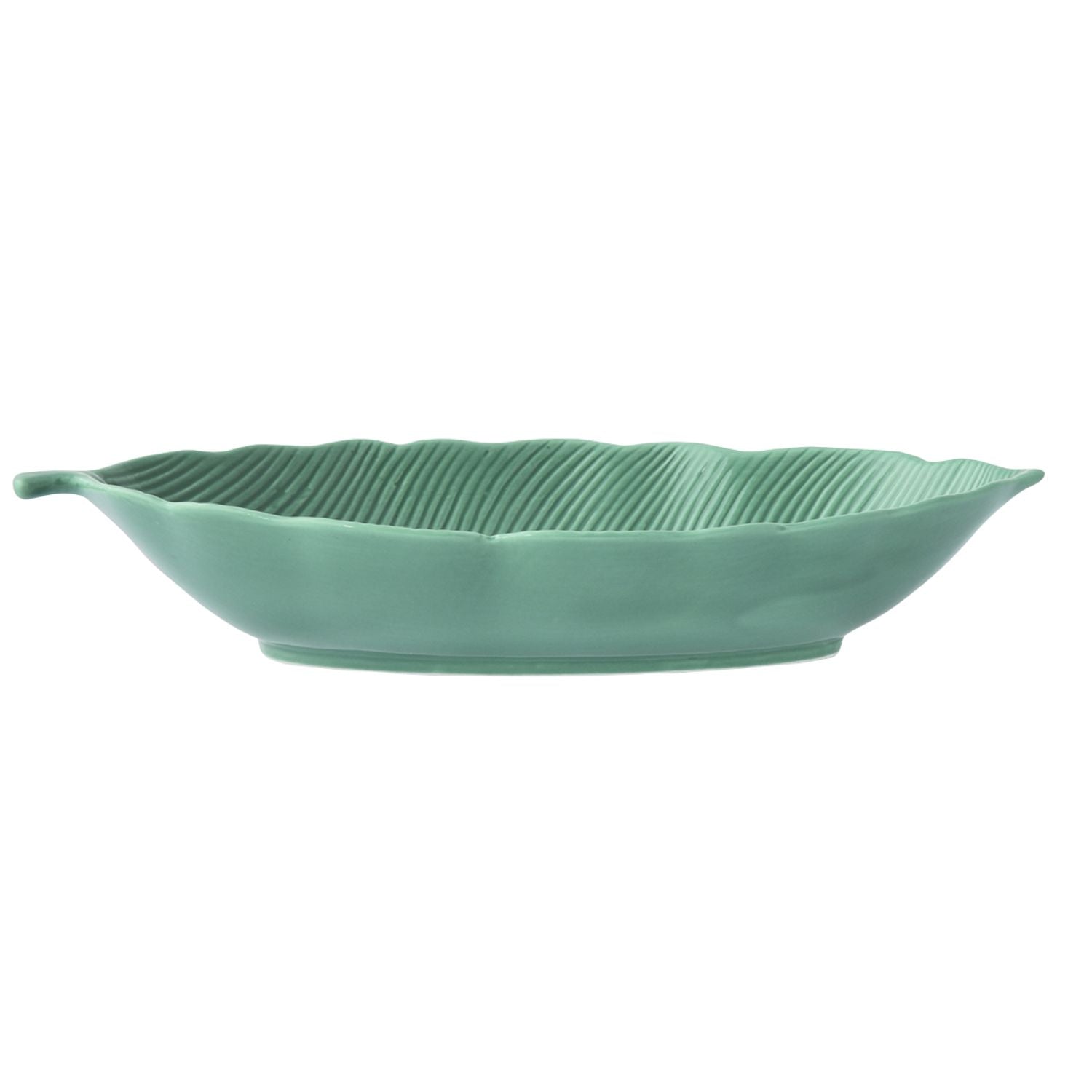 EASY LIFE Leaves Leaf Cup Bowl 47x19cm Water Green Porcelain