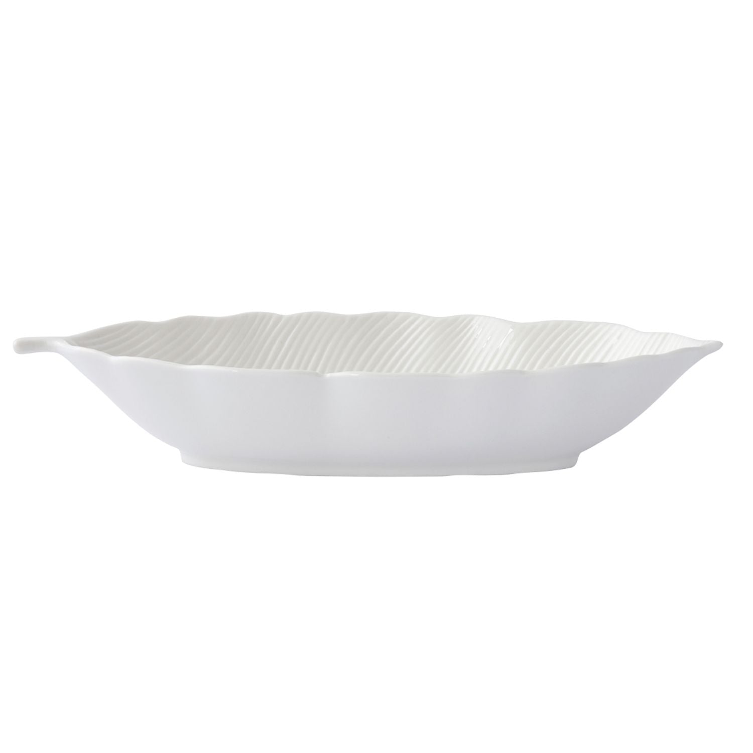 EASY LIFE Leaves Bowl Cup Leaf 47x19cm White Porcelain