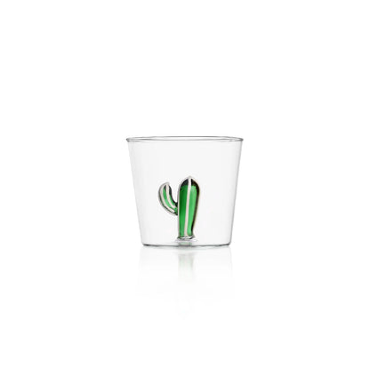 ICHENDORF Desert Plants Cactus Set 6 Pezzi Tumbler Bicchieri 8,5cm 350ml Vetro Borosilicato