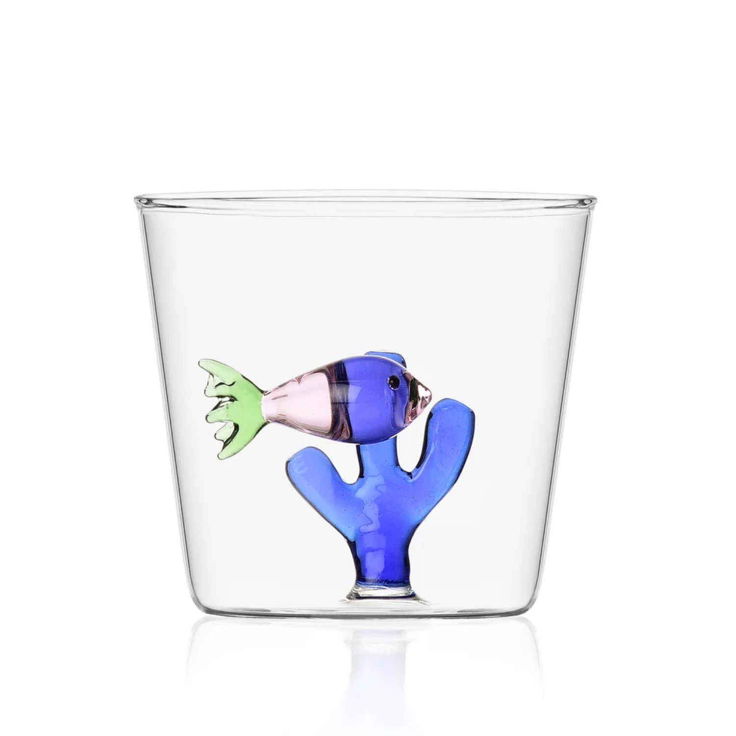 ICHENDORF Marine Garden Pesci Set 6 Pezzi Tumbler Bicchieri 8,5cm 350ml Vetro Borosilicato