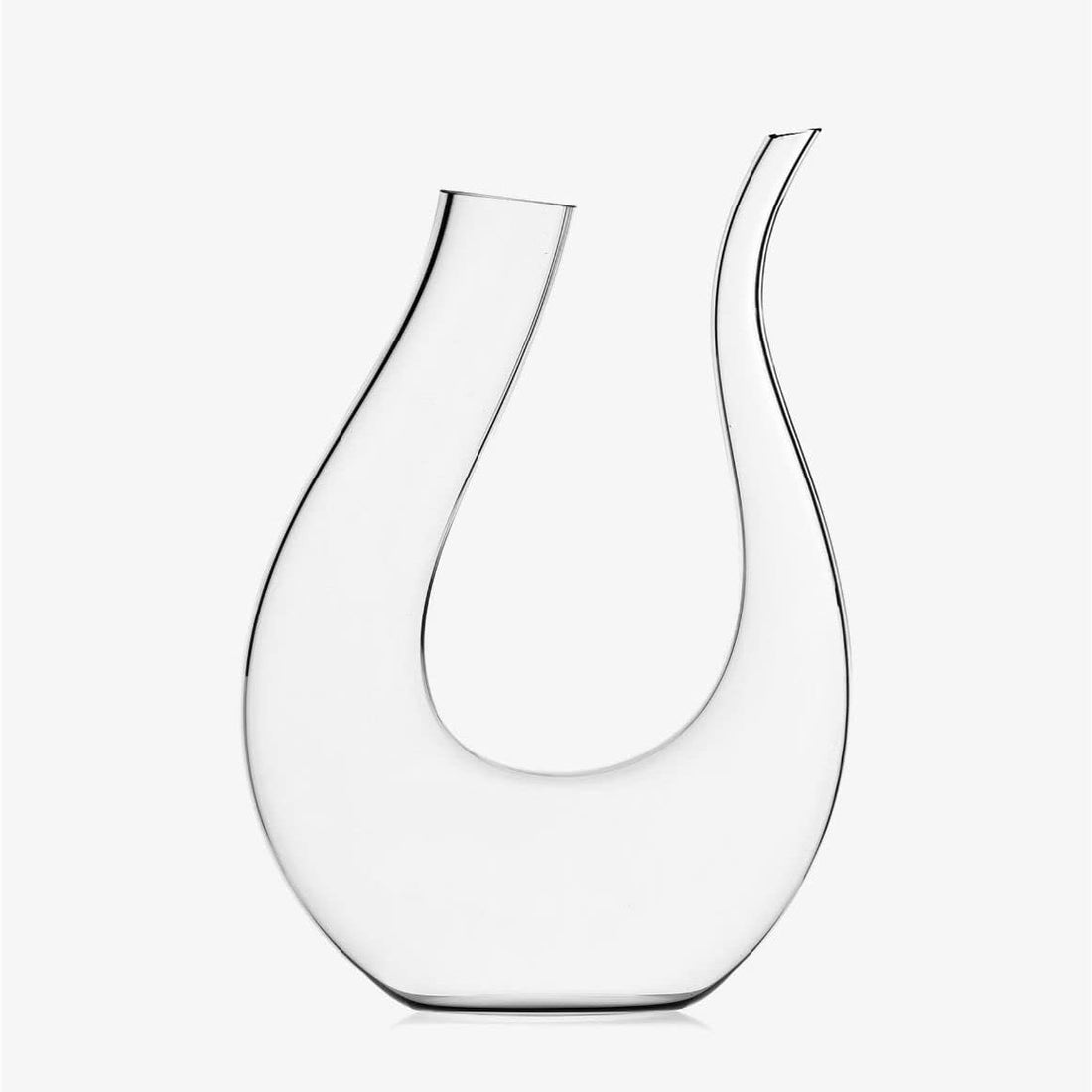 ICHENDORF Le Muse Arpa Decanter 1,5 lt 35cm Cristallo Soffiato a Bocca