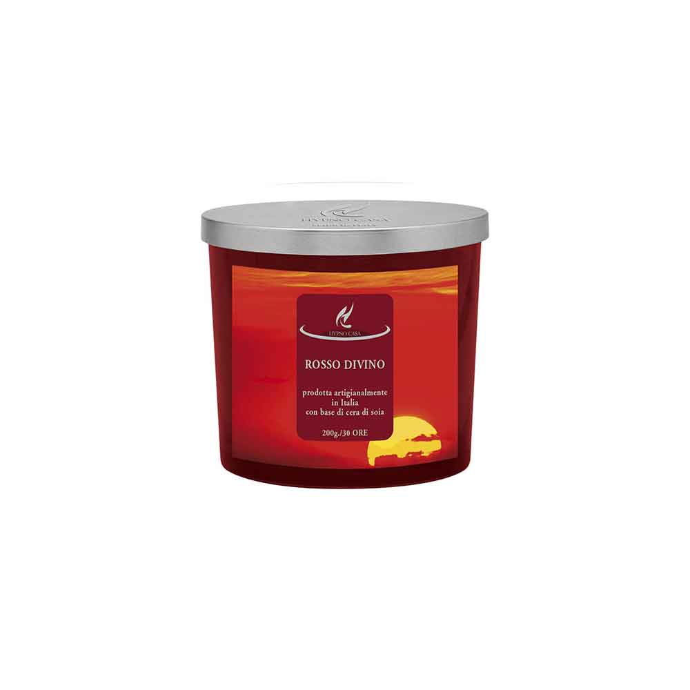 HYPNO CASA CHIC Candela Profumata 200gr Rosso Divino