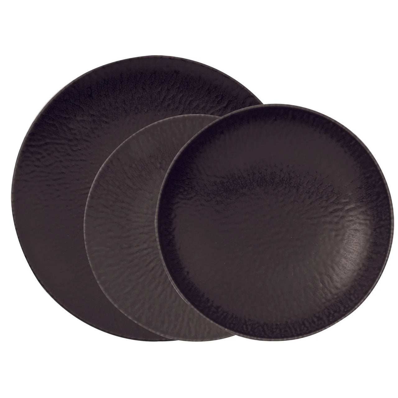 ARTHUR KRUPP - Set 12 Pezzi Servizio Piatti Tavola Onyx Stoneware