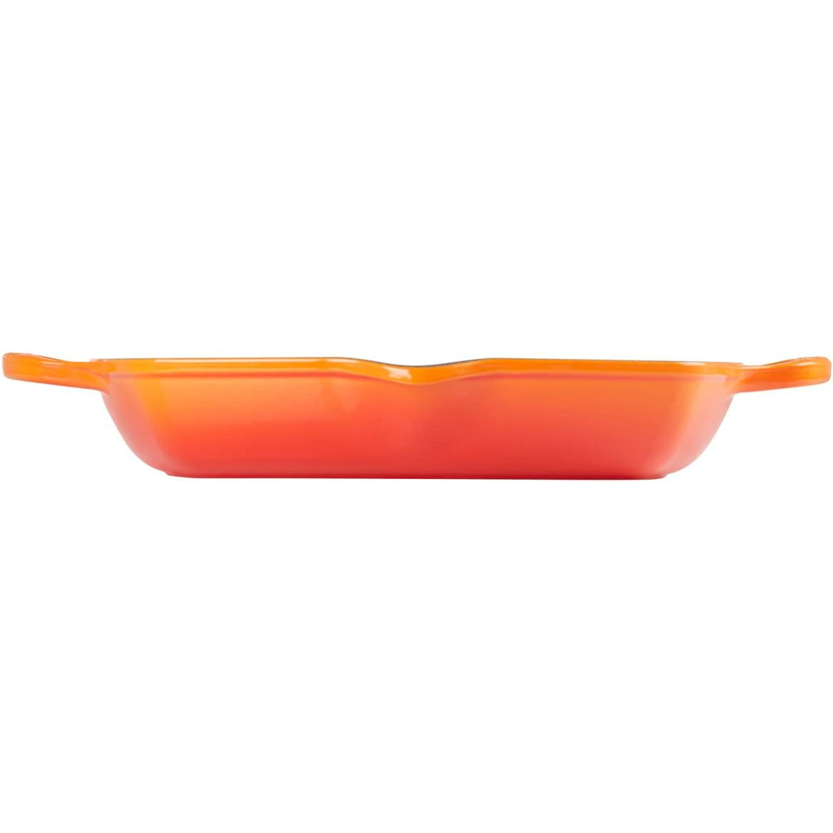 LE CREUSET Deep Square Grill Evolution 30cm Orange Vitrified Cast Iron