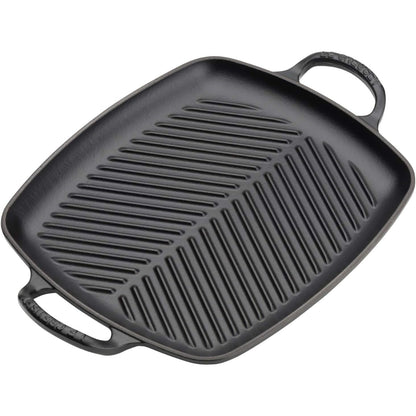 LE CREUSET Grill Evolution Rectangular Grill 30x27cm Black Vitrified Cast Iron