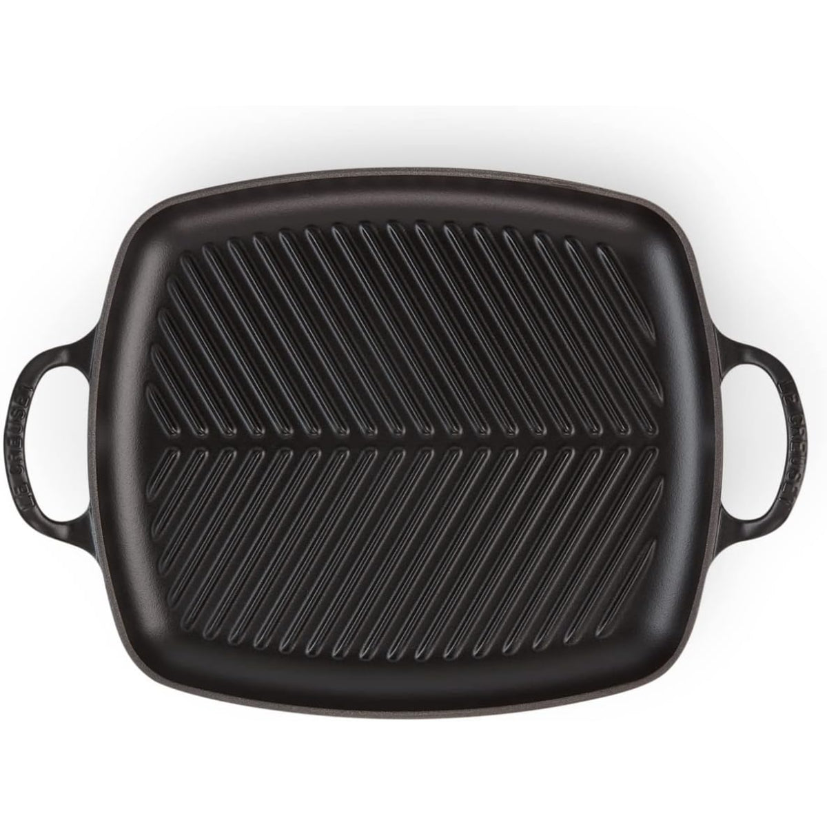 LE CREUSET Grill Evolution Rectangular Grill 30x27cm Black Vitrified Cast Iron