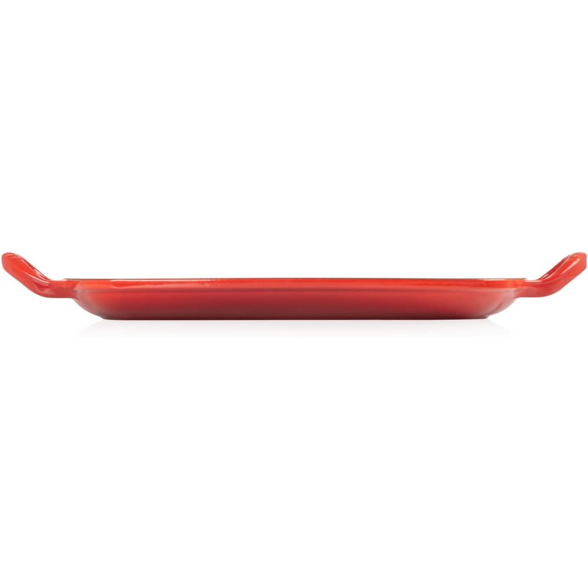 LE CREUSET Grill Griglia Rettangolare Evolution 30x27cm Ghisa Vetrificata Ciliegia