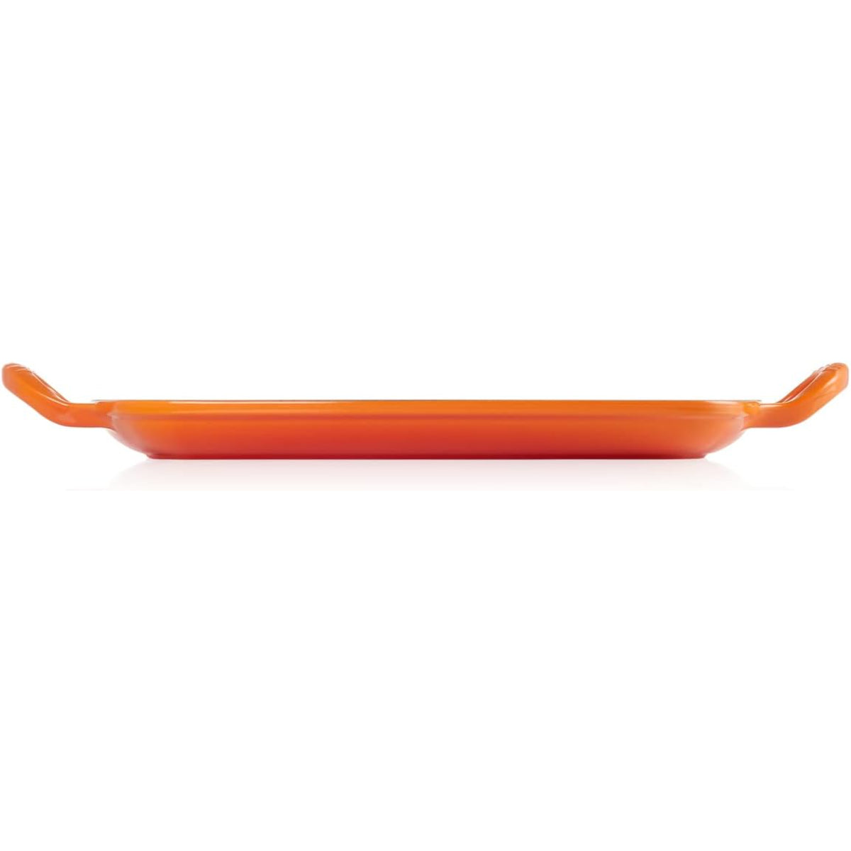 LE CREUSET Grill Griglia Rettangolare Evolution 30x27cm Ghisa Vetrificata Arancio