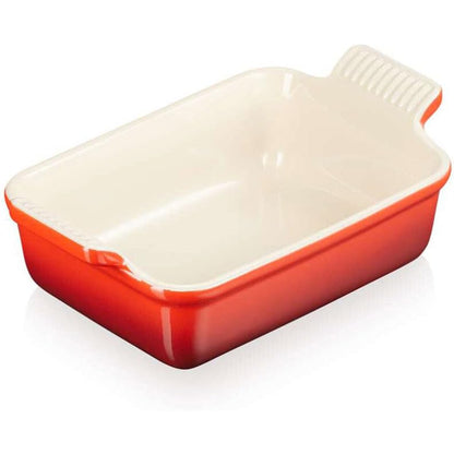 LE CREUSET Pirofila Rettangolare Tradition 19x13cm Gres Vetrificato Ciliegia