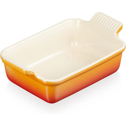 LE CREUSET Pirofila Rettangolare Tradition 19x13cm Gres Vetrificato Arancio