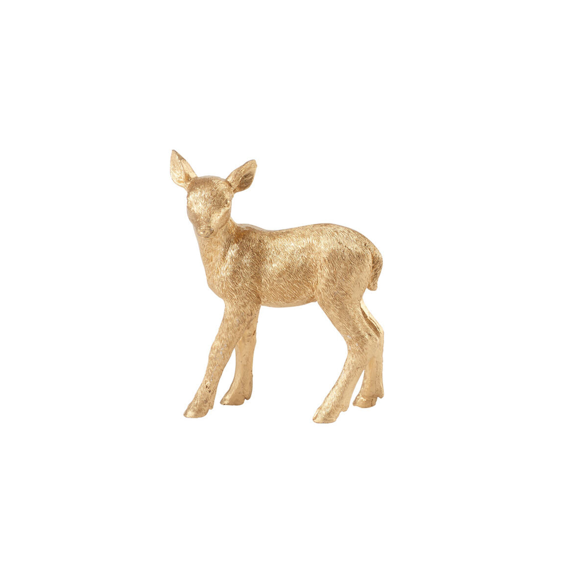 VILLEROY &amp;amp; BOCH Winter Collage Accessoires Roe Deer Gold 12cm Resin Christmas Decorations