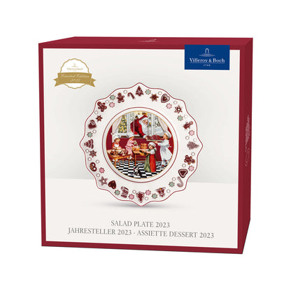 VILLEROY &amp; BOCH Annual Christmas Edition 2023 Piatto 23,5cm Porcellana Tavola di Natale