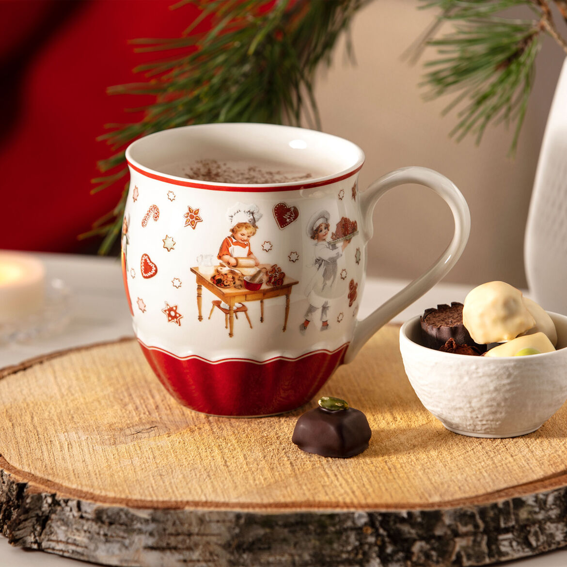 VILLEROY &amp; BOCH Annual Christmas Edition 2023 Tazza MUG 380ml Porcellana Tavola di Natale