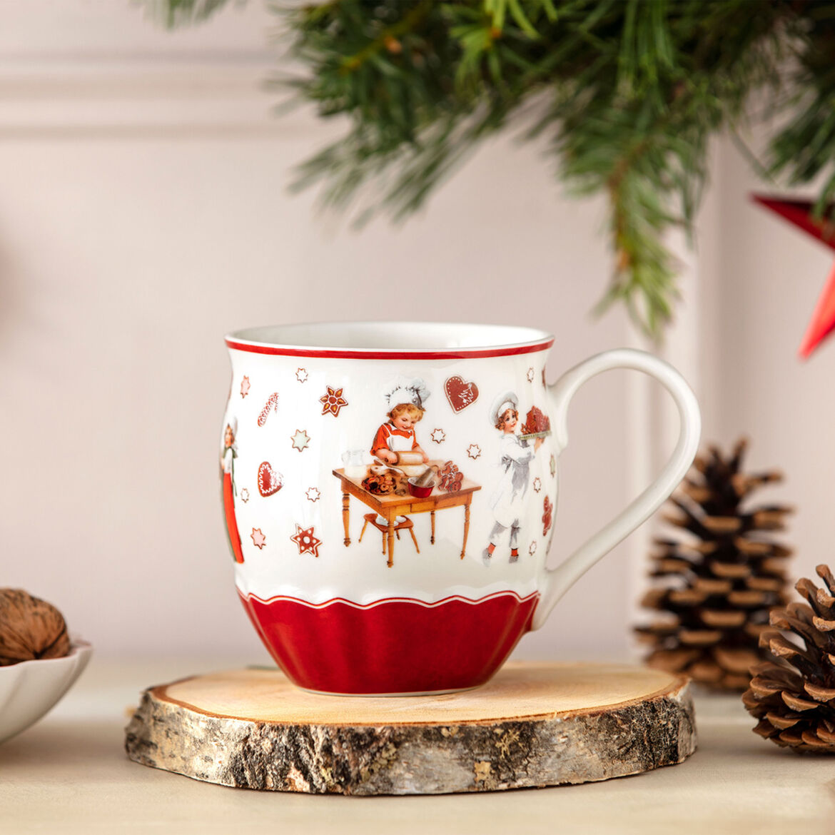 VILLEROY &amp; BOCH Annual Christmas Edition 2023 Tazza MUG 380ml Porcellana Tavola di Natale