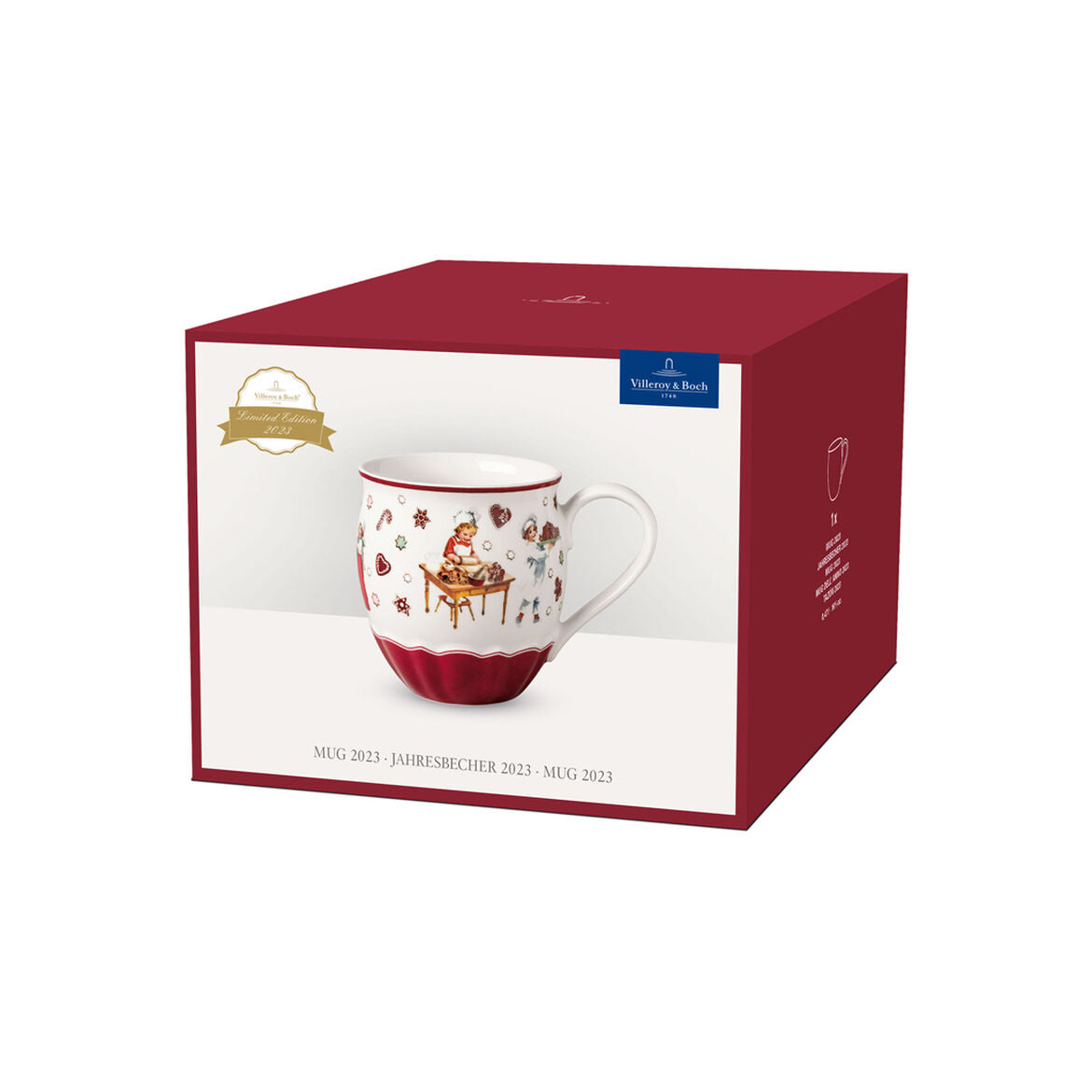 VILLEROY &amp; BOCH Annual Christmas Edition 2023 Tazza MUG 380ml Porcellana Tavola di Natale