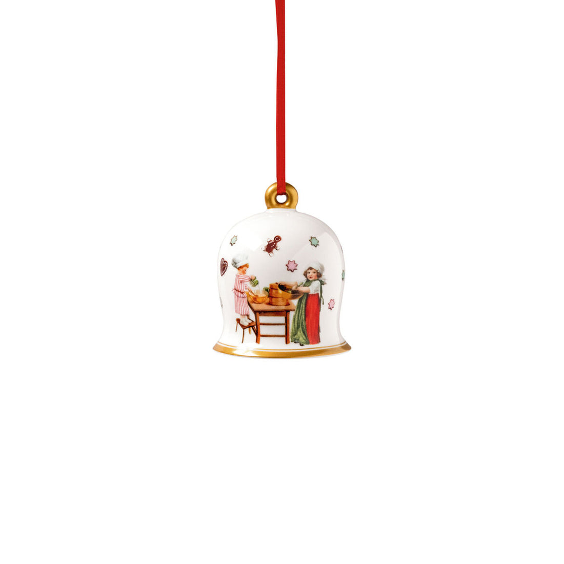 VILLEROY &amp; BOCH Annual Christmas Edition 2023 Campana Campanella 7cm Porcellana