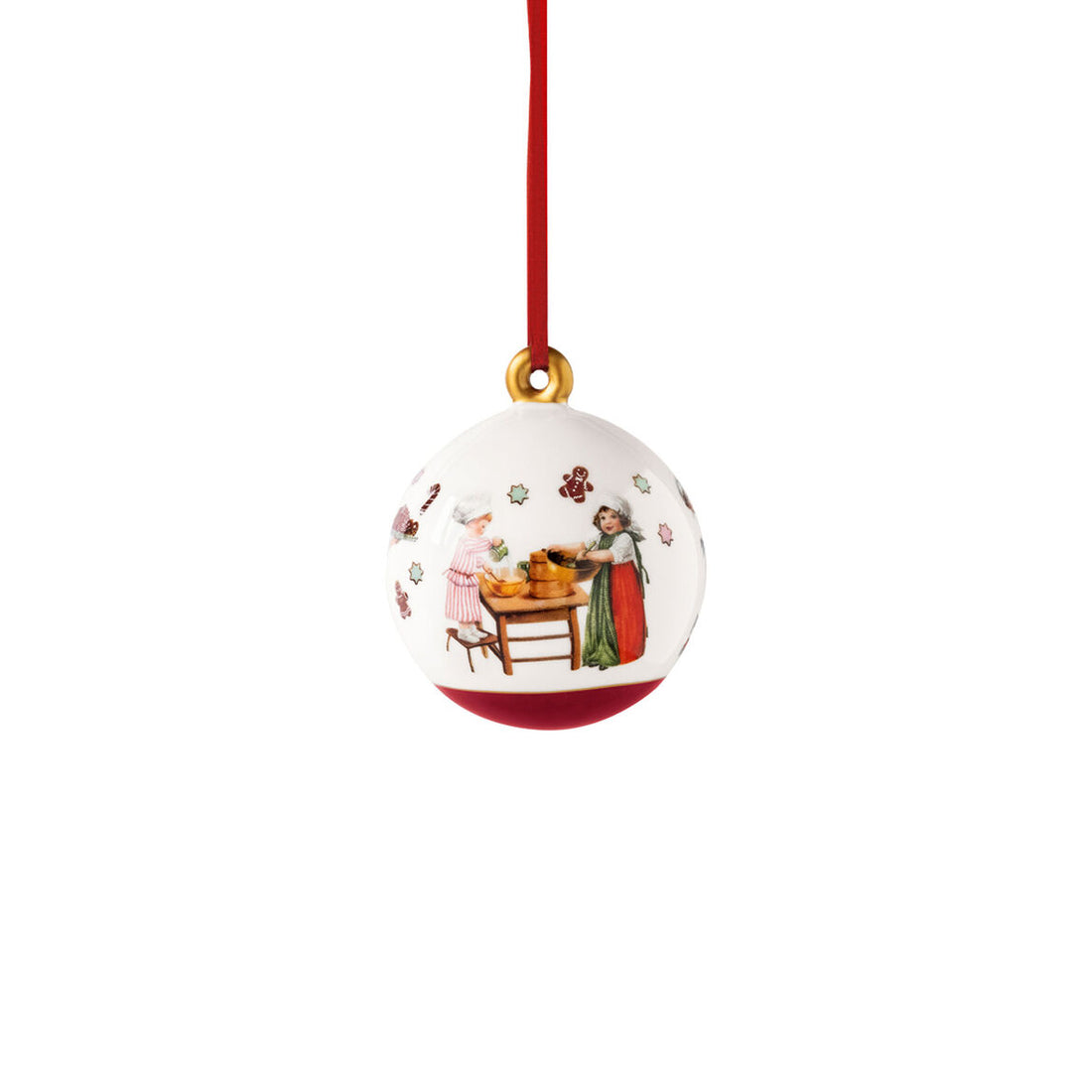 VILLEROY &amp; BOCH Annual Christmas Edition 2023 Sfera Pallina 8cm Porcellana