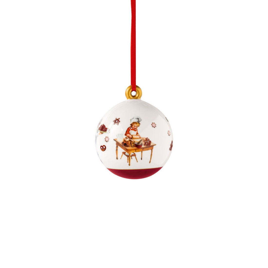 VILLEROY &amp; BOCH Annual Christmas Edition 2023 Sfera Pallina 8cm Porcellana