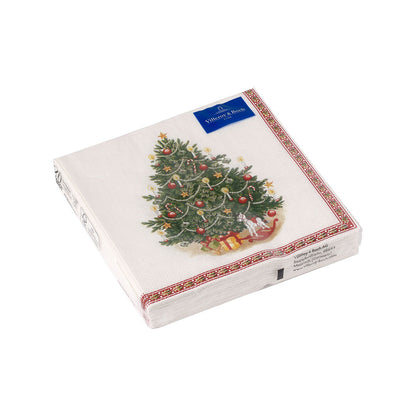 VILLEROY &amp; BOCH Winter Specials Toys Tovagliolo Piccolo 25x25cm Albero di Natale 20 Pezzi